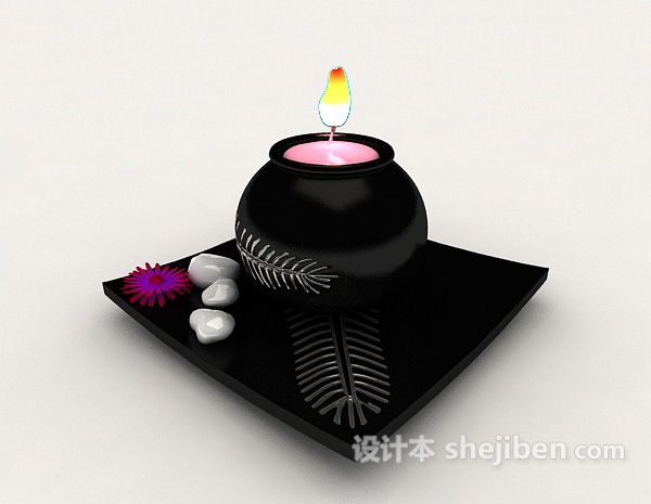 个性特色烛台3d模型下载