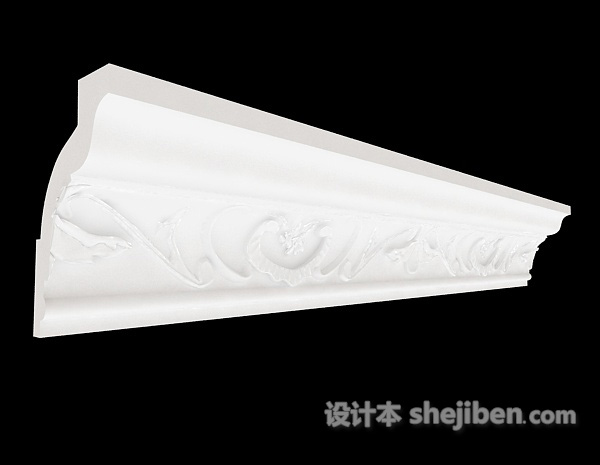居家简约石膏线3d模型下载