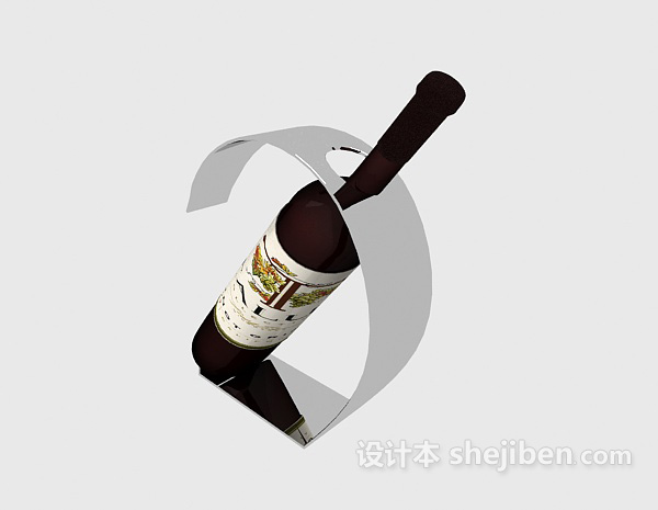国外高档洋酒3d模型下载