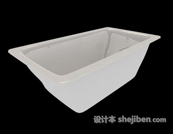家居常见浴缸3d模型下载