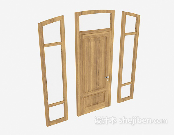 店铺门3d模型下载