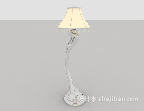 简约居家落地灯3d模型下载