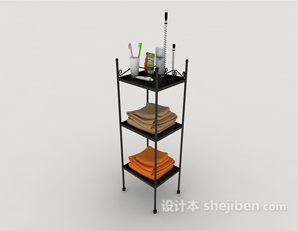 家居摆放架3d模型下载