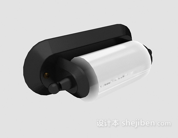 灯管壁灯3d模型下载