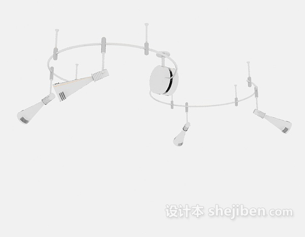 个性射灯3d模型下载
