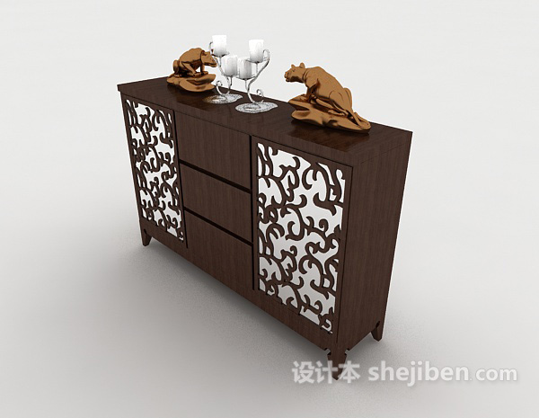 简约欧式家庭壁灯3d模型下载