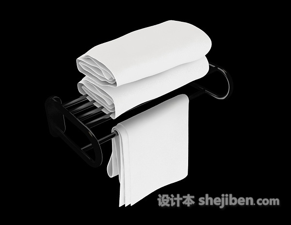毛巾架3d模型下载