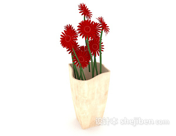 插花植株3d模型下载