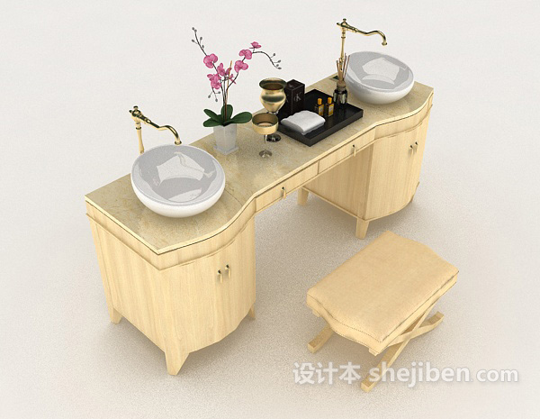 洗漱台3d模型下载