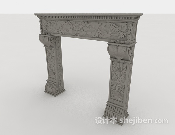 石门建筑3d模型下载