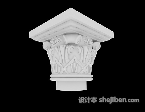 石材简单构件3d模型下载