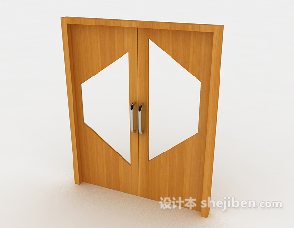 家虐会议厅大门3d模型下载