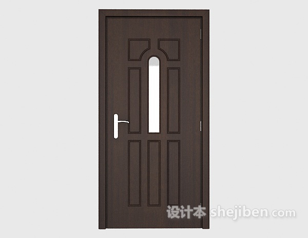 家居门结构3d模型下载