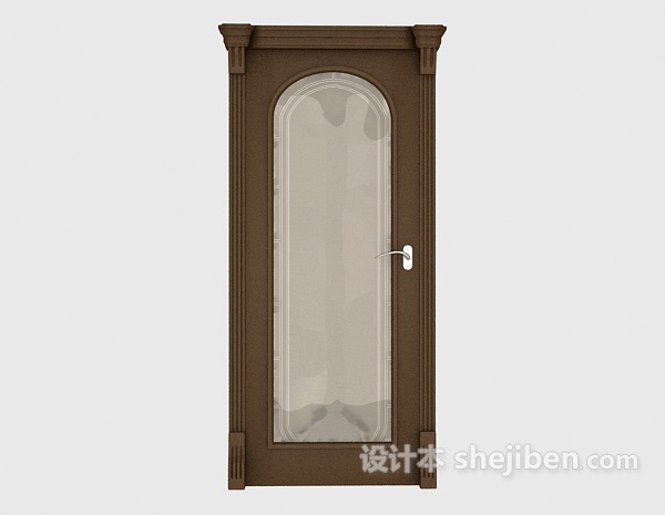 欧式风格大门结构3d模型下载