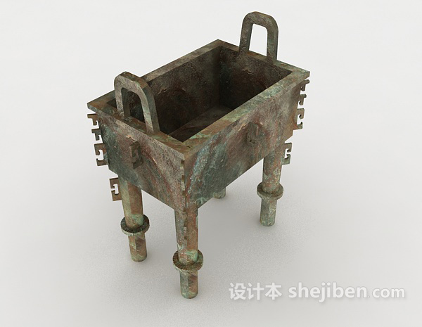 青铜器3d模型下载