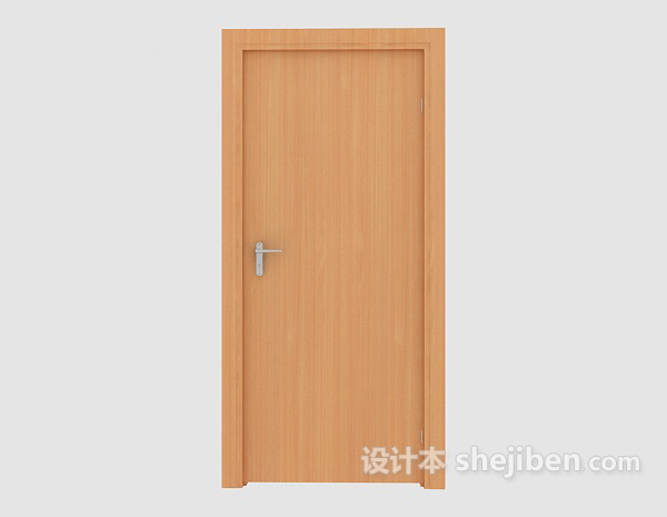 简单家居门3d模型下载