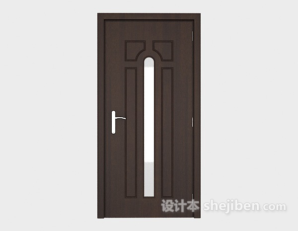 简单居家门3d模型下载