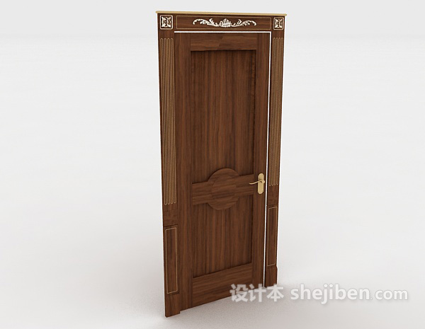 欧式家居房门3d模型下载