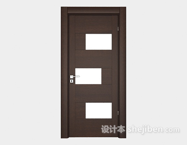 公司办公室门3d模型下载