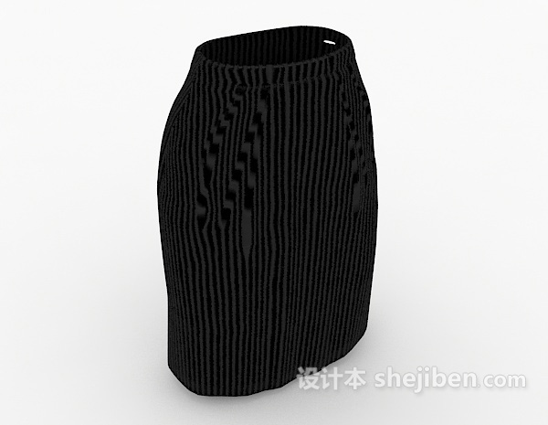 条纹短裤3d模型下载