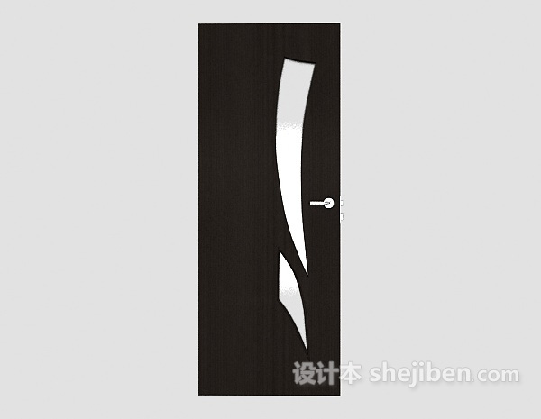 常见简约浴室门3d模型下载