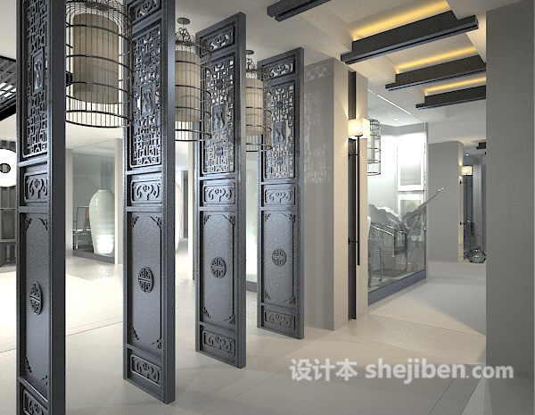 名人故居建筑3d模型下载