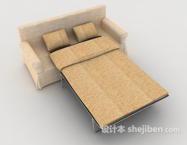 便捷式躺椅沙发3d模型下载