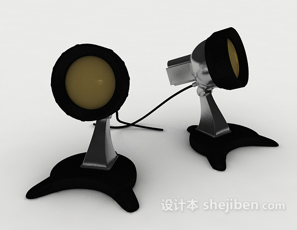 广播话筒3d模型下载