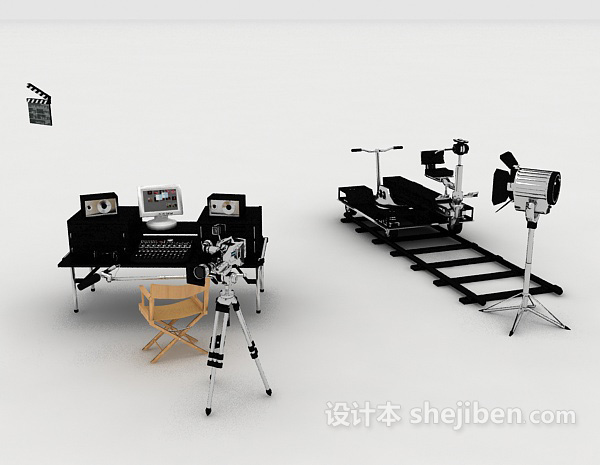 影视拍摄器材3d模型下载