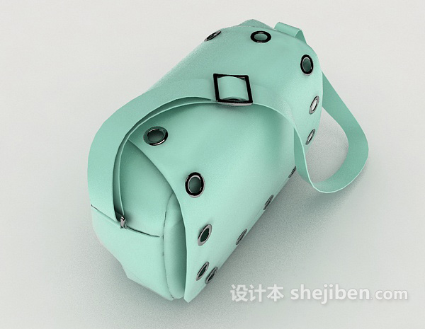 女士斜挎包3d模型下载