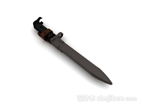 军事小匕首3d模型下载