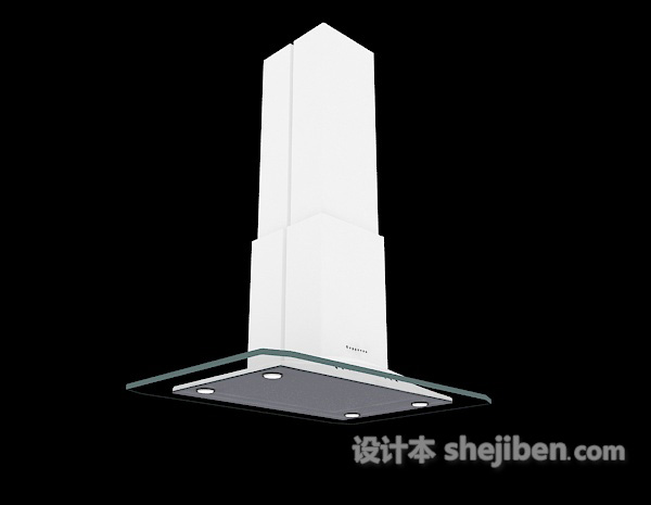 现代抽烟机3d模型下载