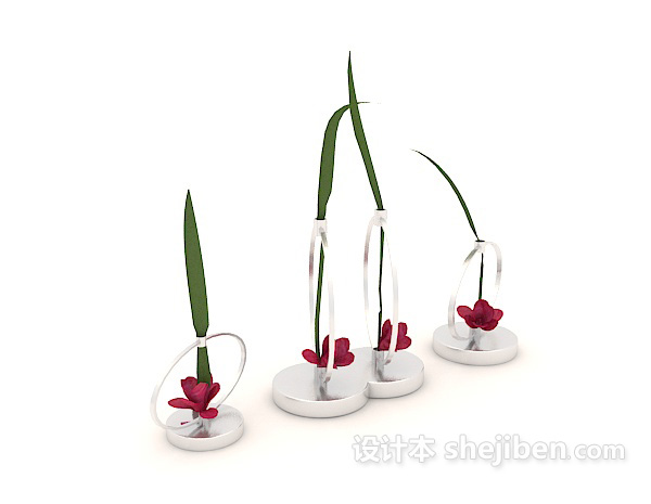 插花工艺品3d模型下载