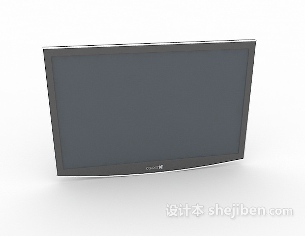 现代简约电视屏幕3d模型下载