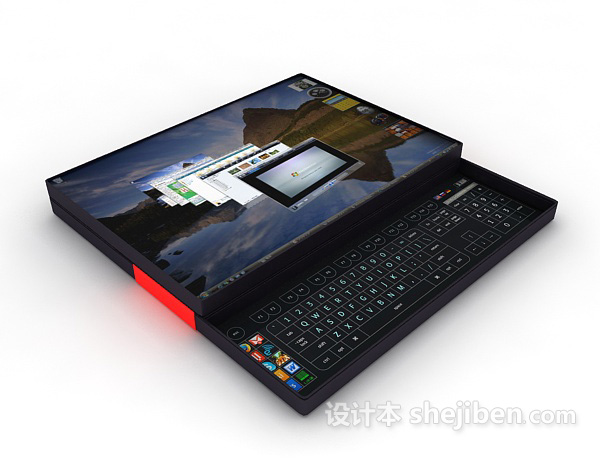 电脑键盘3d模型下载