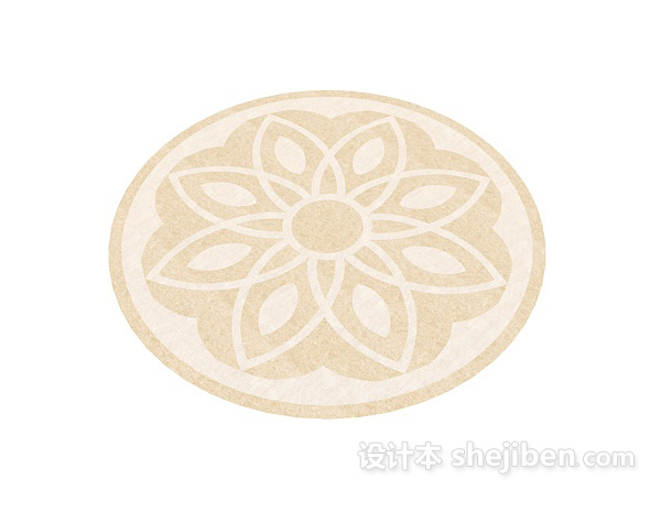 花朵地毯3d模型下载