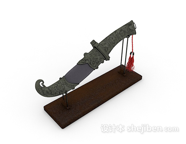匕首3d模型下载