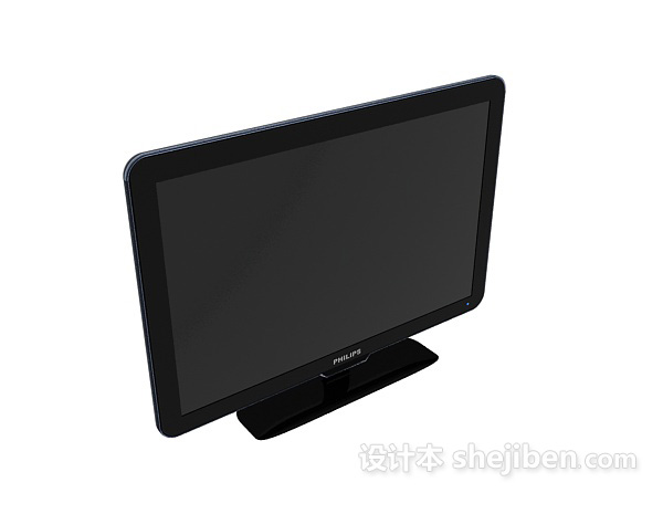 飞利浦电视机3d模型下载