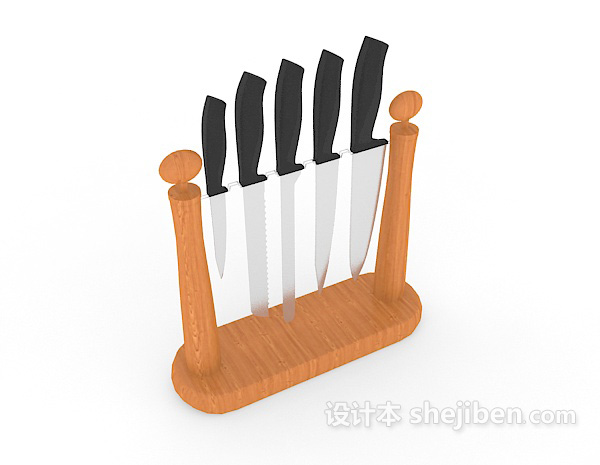 厨房刀具3d模型下载