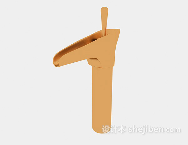 金色水龙头3d模型下载