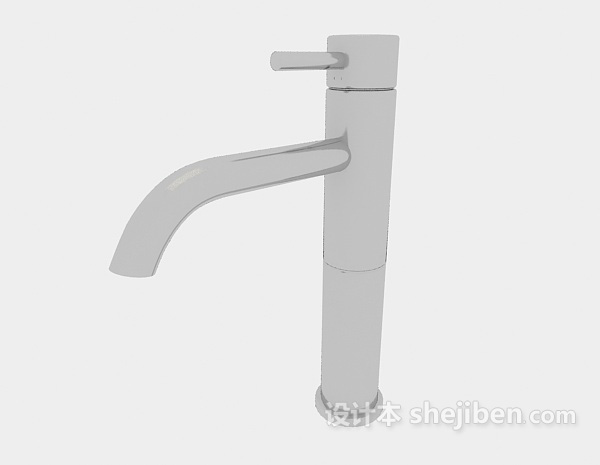 简单厨卫水龙头3d模型下载