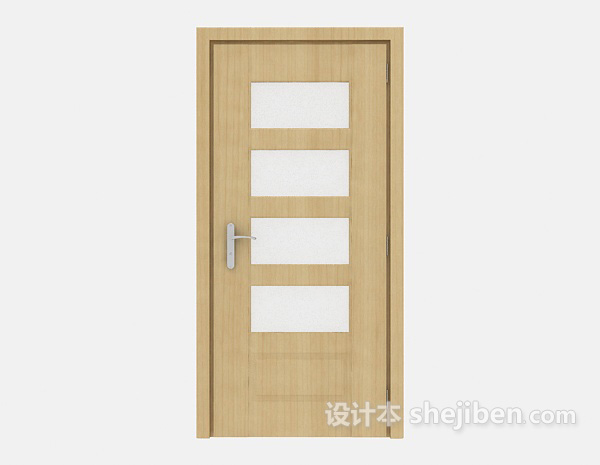 简单家居房门3d模型下载