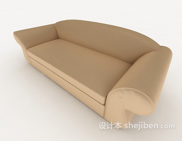家居简单沙发3d模型下载