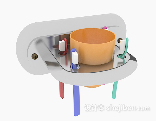 浴室洗漱品小件3d模型下载