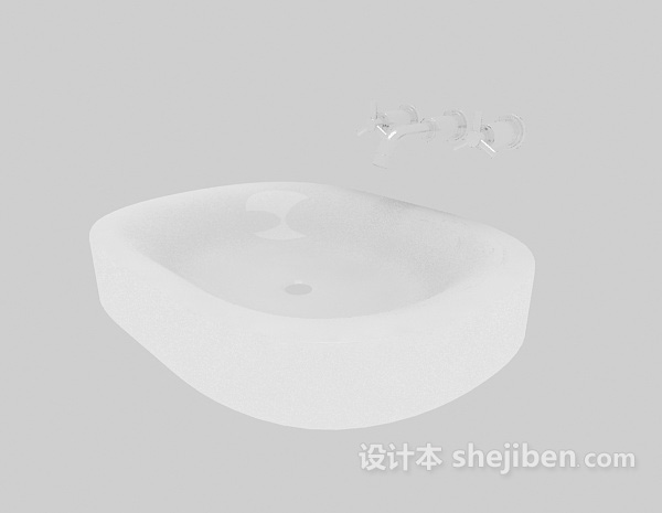 浴室家居洗手池3d模型下载