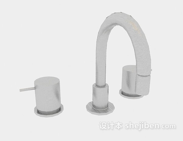 家居简约水龙头3d模型下载