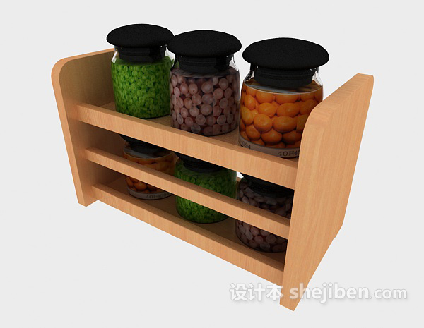 调味品3d模型下载