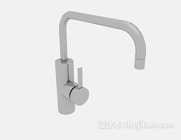 厨房简单水龙头3d模型下载