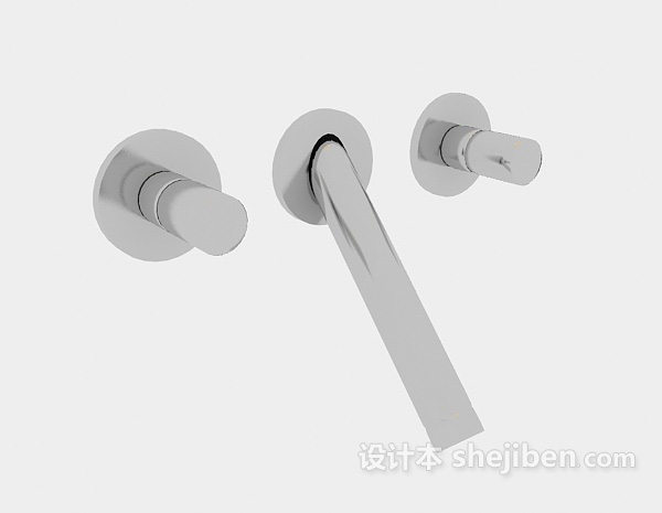 家居浴室简约水龙头3d模型下载