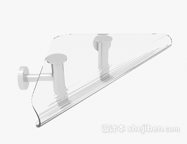 浴室载物台3d模型下载